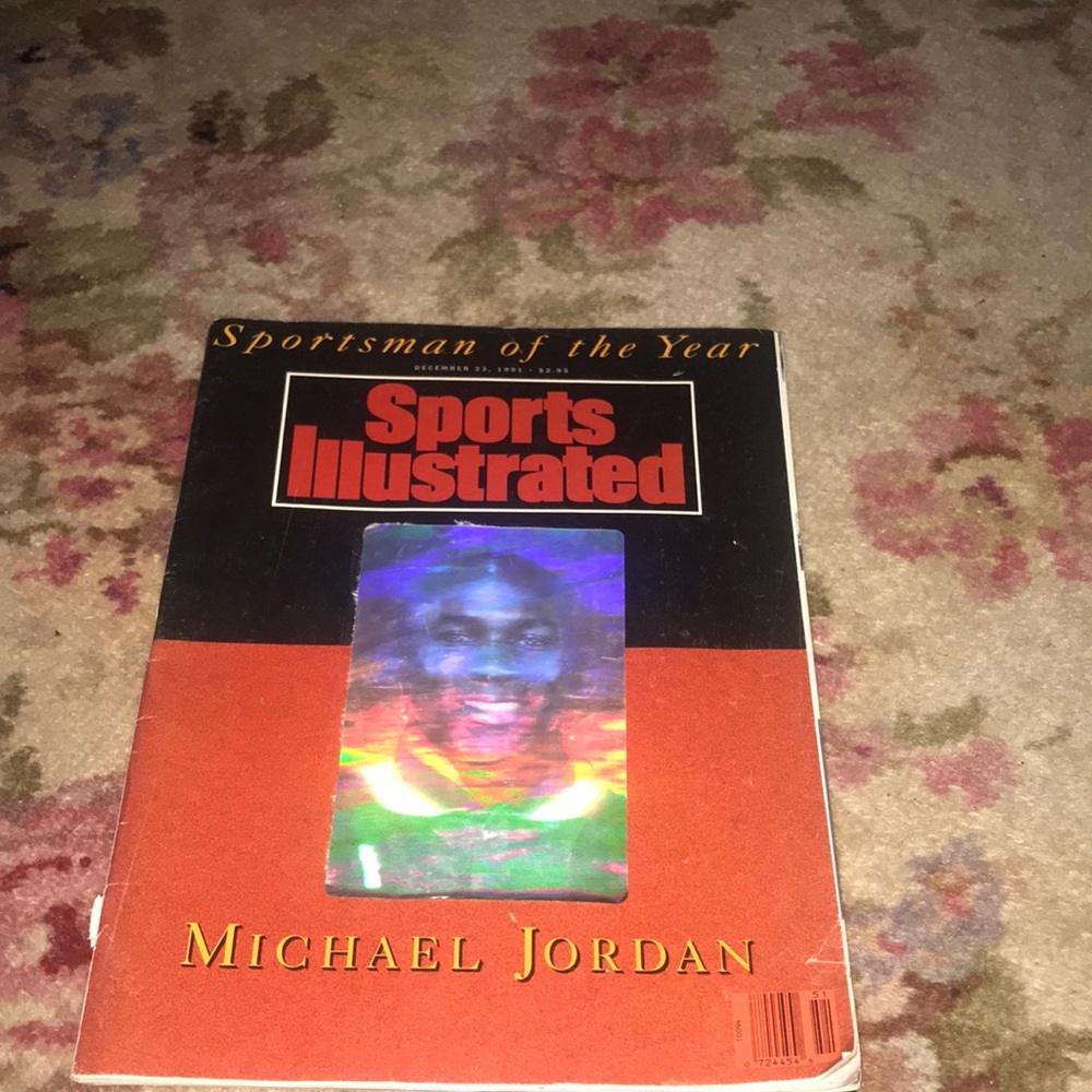 Asis Vintage Micheal Jordan sports illustrated